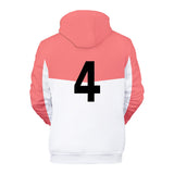 Haikyuu!! Sudadera Wakutani Minami Escuela Secundaria Yūki Shiroishi Cosplay Sudadera con Capucha Unisex