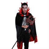 Halloween Disfraz de Horror Vampiro Cosplay Capa de Fiesta Temática con Juego para Adultos