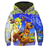 Anime Scooby Doo Niños Sudadera Cosplay Navidad Fiesta 3D Impreso Casual