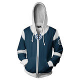 Avatar: La Leyenda de Aang Avatar: The Last Airbender Korra Cosplay Sudadera con Cremallera Unisex
