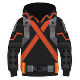 Anime My Hero Academia Bakugou Katsuki Niños Sudadera Cosplay Navidad Fiesta 3D Impreso Casual