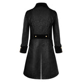 Victoria Steampunk Chaqueta Larga Medieval Renacimiento Cosplay Disfraz para Adultos Masculino