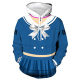 Tenko Chabashira Cosplay Sudadera Danganronpa Sudadera Estampada con Capucha Unisex