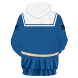 Tenko Chabashira Cosplay Sudadera Danganronpa Sudadera Estampada con Capucha Unisex