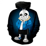 Undertale Cosplay Sudadera Sans Sudadera Estampada con Capucha Ropa Casual Unisex