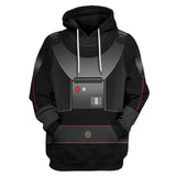 Película Star Wars Moff Gideon Sudadera Cosplay Navidad Fiesta 3D Impreso Casual