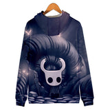 Hollow Knight Cosplay Sudadera de Manga Larga Sudadera Casual con Cremallera Unisex