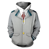 My Hero Academia UA Uniforme Escolar Cosplay Sudadera Estampada con Capucha Unisex