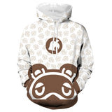 Bosque de Los Animales Animal Crossing Sudadera Impreso de Tom Nook Sudadera Unisex
