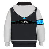 Detroit: Become Human Cosplay Sudadera con Capucha de Manga Larga para Niños