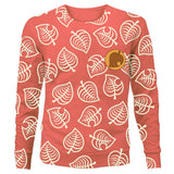 Isabelle Camisa de Entrenamiento Animal Crossing Bosque de Los Animales Camisa de Manga Larga Unisex