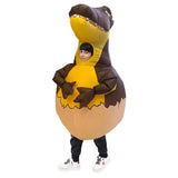 Dinosaurio Trex de Huevo Disfraz Inflable Traje de Navidad Dino Huevo Cosplay
