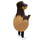 Dinosaurio Trex de Huevo Disfraz Inflable Traje de Navidad Dino Huevo Cosplay