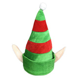 Navidad Sombrero Rojo de Duende para Fiesta Sombrero con Orejas Gorro de Navidad