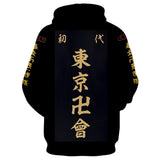Anime Tokyo Revengers Walhalla Sudadera 3D Impreso Cosplay Disfraz Halloween Carnaval hombre diario Traje