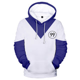 Killua Zoldyck Cosplay Sudadera HUNTER×HUNTER Sudadera Estampada con Capucha Unisex