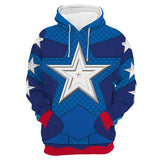 Star Girl Chica Estrella Courtney Whitmore Cosplay Sudadera Estampada con Capucha Unisex