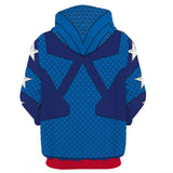 Star Girl Chica Estrella Courtney Whitmore Cosplay Sudadera Estampada con Capucha Unisex