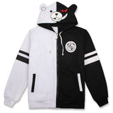 Danganronpa Monokuma Cosplay Sudadera con Manga Larga Sudadera Casual con Capucha Unisex