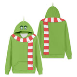 Película The Grinch Cosplay Sudadera Navidad Fiesta 3D Impreso Casual