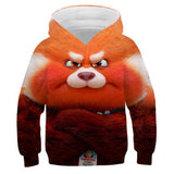 Anime Turning Red Red Panda Sudadera Cosplay Navidad Fiesta 3D Impreso Casual