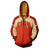 Avatar: La Leyenda de Aang Avatar: The Last Airbender Fire Ferret Sudadera con Cremallera Unisex