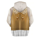 Película Thor: Love and Thunder Zeus Sudadera Cosplay Navidad Fiesta 3D Impreso Casual
