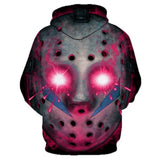 Película Friday the 13th Sudadera Cosplay JasonVoorhees Sudadera con Capucha Unisex