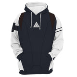 Ghost in the Shell: SAC_2045 Kusanagi Motoko Cosplay Sudadera Estampada con Capucha Unisex