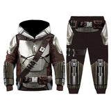 Series de TV Star Wars Mandalorian Din Djain Niños Sudadera Pantalón Cosplay Navidad Fiesta 3D Impreso Casual