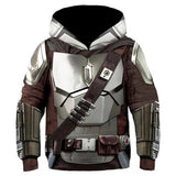 Series de TV Star Wars Mandalorian Din Djain Niños Sudadera Pantalón Cosplay Navidad Fiesta 3D Impreso Casual