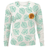 Tom Nook Camisa de Entrenamiento Animal Crossing Bosque de Los Animales Camisa de Manga Larga Unisex
