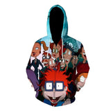 Anime Rugrats in Paris Sudadera Cosplay Navidad Fiesta 3D Impreso Casual