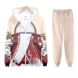 Juego Genshin Impact Yae Miko Cosplay Sudadera Pantalón 3D Impreso Casual Deportivo Conjunto Traje