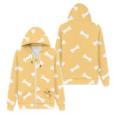 Anime Hololive vtuber Inugami Korone Sudadera Cosplay Navidad Fiesta 3D Impreso Casual chaqueta con cremallera