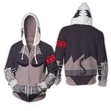Judgement Cosplay Sudadera Videojuego Helltaker Sudadera Estampada con Cremallera Unisex