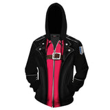Attack on Titan Ataque a Los Titanes Temporada Final Survey Corps Cosplay Sudadera Estampada con Cremallera Uisex