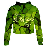 Día de San Patricio St. Patrick's Day Irish Sudadera de Moda con Capucha para Adultos