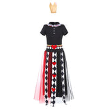 Halloween Cosplay Reina del Póker Vestido de Manga Corta de Fiesta para Niñas
