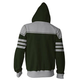 Avatar: The Last Airbender Kuvira Avatar: La Leyenda de Aang Cosplay Sudadera Estampada con Capucha y Cremallera Unisex