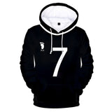 Haikyuu!! Sudadera Atsumu Miya Cosplay Sudadera de Manga Larga Sudadera con Capucha Unisex