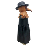 Steampunk Plague Doctor Traje Inflable Pico de Pájaro Nariz Larga Traje Divertido para Halloween