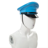 Tailandia Gorra de Oficial Militar de Cuero de PU Sombrero de Policía Accesorios