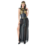 Halloween Disfraz Diosa Griega Cleopatra Cosplay Traje de Fiesta o de Escenario para Adultos Femenino