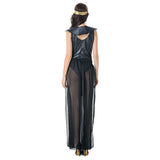Halloween Disfraz Diosa Griega Cleopatra Cosplay Traje de Fiesta o de Escenario para Adultos Femenino