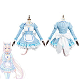 Juego Nekopara Chocola/Vanilla Cosplay Mucama Navidad Disfraz Halloween Vestido Carnaval Traje