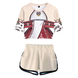 Juego Genshin Impact Yae Miko Cosplay Pantalón 3D Impreso Casual Deportivo Conjunto Traje