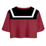 Danganronpa V3: Killing Harmony Maki Harukawa Cosplay Top y Pantalones Cortos 2 Piezas Ropa Casual para Femenino