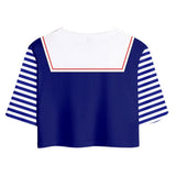 TV Stranger Things 3 Robin Cosplay Camiseta Pantalón 3D Impreso Casual Deportivo Traje Conjunto