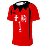 Haikyuu!! Camiseta Kuroo Tetsurou Cosplay Camiseta Estampada Ropa Casual Unisex